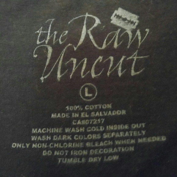 Lg Retro dark gray Chevron T-shirt - Picture 4 of 4